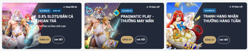 Khuyến mãi slots/bắn cá