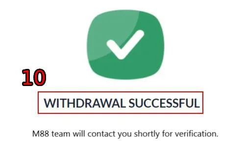 successfully withdraw